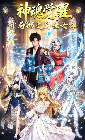 短剧《神魂觉醒，开局绑定灭世女神》海报