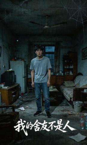 短剧《我的舍友不是人》海报