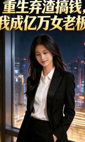 短剧《重生弃渣搞钱，我成亿万女老板》海报