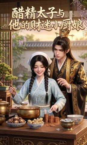 短剧《醋精太子与他的财迷小厨娘》海报