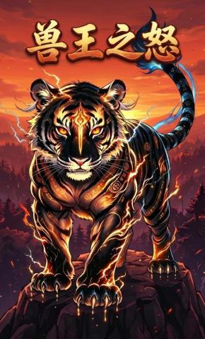 短剧《兽王之怒》海报