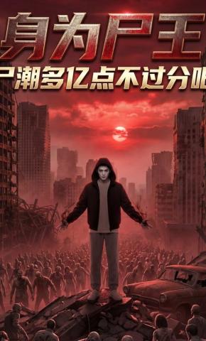 短剧《身为尸王，尸潮多亿点不过分吧》海报