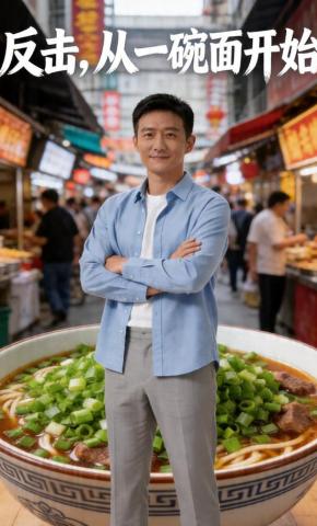 短剧《反击从一碗面开始》海报