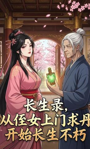 短剧《长生录，从侄女上门求丹开始长生不朽》海报