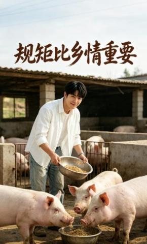 短剧《规矩比乡情重要》海报