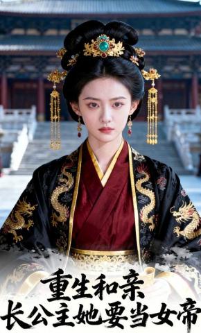 短剧《重生和亲，长公主她要当女帝》海报