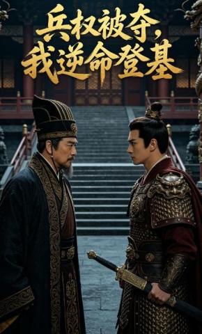 短剧《兵权被夺，我逆命登基》海报