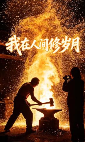 短剧《我在人间修岁月》海报