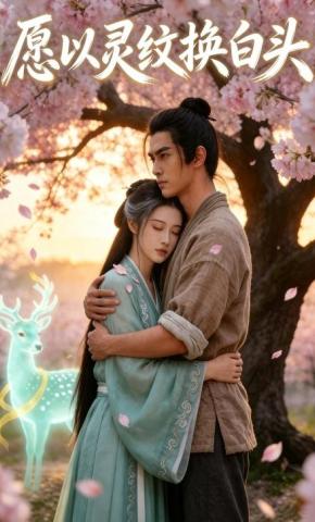 短剧《愿以灵纹换白头》海报