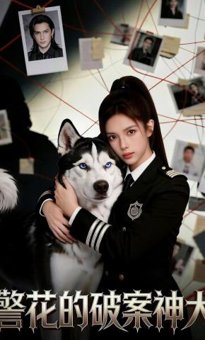 短剧《警花的破案神犬》海报