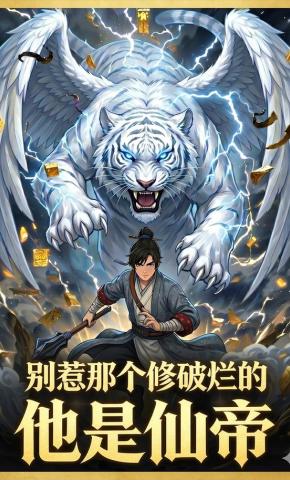 短剧《别惹那个修破烂的，他是仙帝》海报