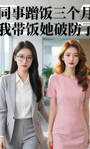 短剧《同事蹭饭三个月，我带饭她破防了》海报