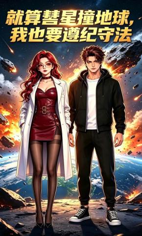 短剧《就算彗星撞地球，我也要遵纪守法》海报