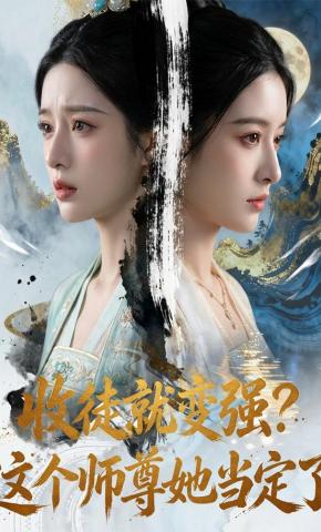 短剧《收徒就变强？这个师尊她当定了》海报