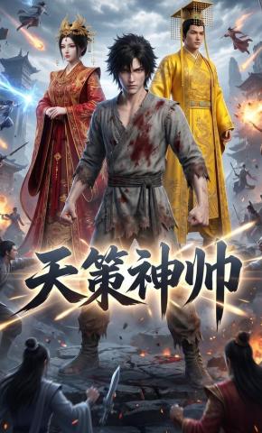 短剧《天策神帅》海报