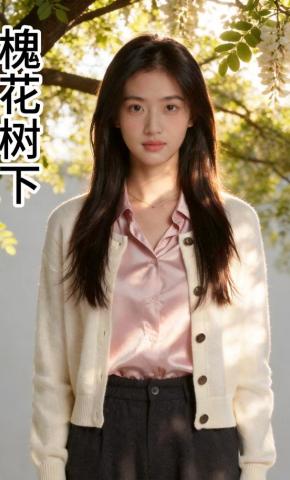 短剧《槐花树下》海报