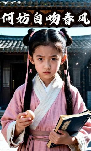 短剧《何妨自吻春风》海报