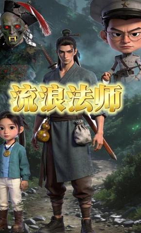 短剧《流浪法师》海报