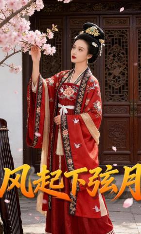短剧《风起下弦月》海报