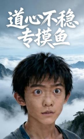 短剧《道心不稳专摸鱼》海报