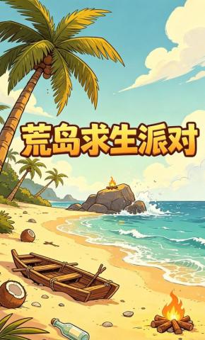 短剧《荒岛求生派对8》海报