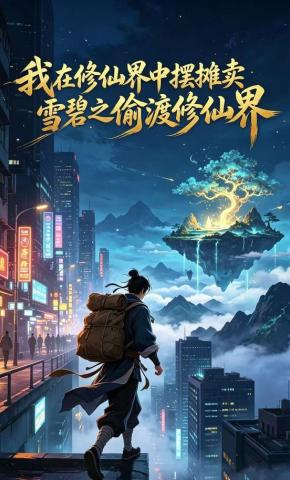 短剧《我在修仙界中摆摊卖雪碧之偷渡修仙界》海报