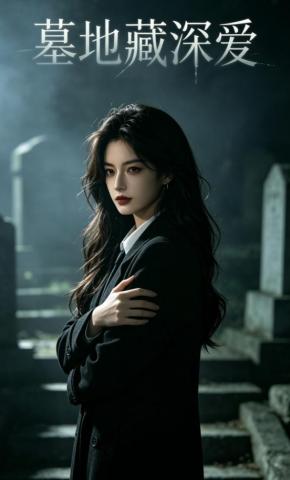 短剧《墓地藏深爱》海报
