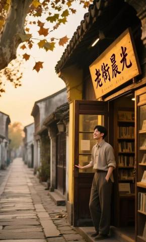 短剧《老街晨光》海报