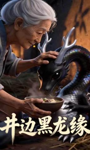 短剧《井边黑龙缘》海报