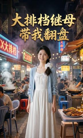 短剧《大排档继母带我翻盘》海报