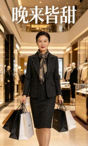 短剧《晚来皆甜》海报