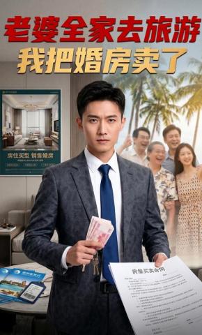 短剧《老婆全家去旅游，我把婚房卖了》海报