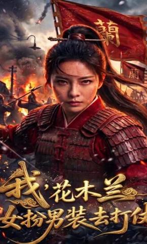 短剧《我，花木兰，女扮男装去打仗》海报