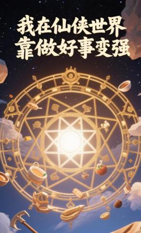 短剧《我在仙侠世界靠做好事变强》海报