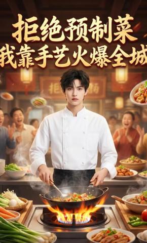 短剧《拒绝预制菜我靠手艺火爆全城》海报
