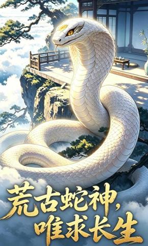 短剧《荒古蛇神，唯求长生》海报