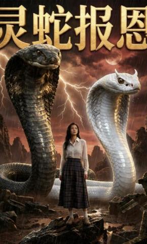 短剧《灵蛇报恩》海报