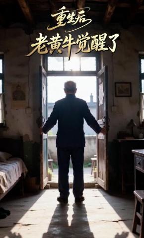 短剧《重生后，老黄牛觉醒了》海报