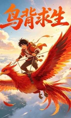 短剧《鸟背求生》海报