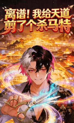 短剧《离谱！我给天道剪了个杀马特》海报