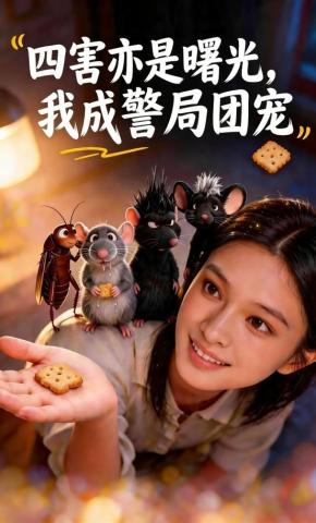 短剧《四害亦是曙光我成警局团宠》海报