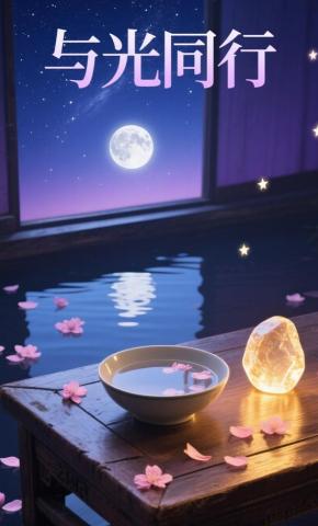 短剧《与光同行2》海报