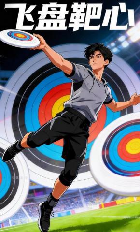 短剧《飞盘靶心》海报
