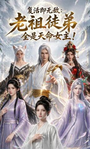 短剧《复活即无敌：老祖徒弟全是天命女主！》海报