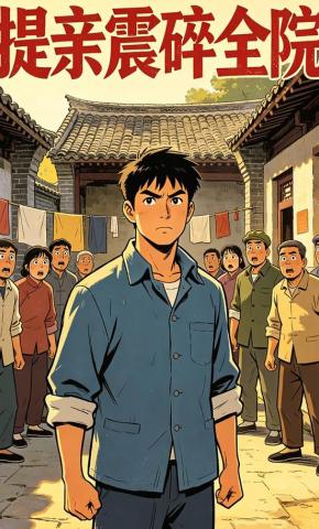 短剧《提亲震碎全院》海报