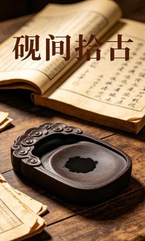 短剧《砚间拾古》海报