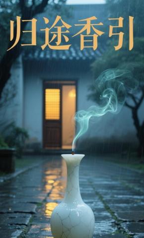 短剧《归途香引》海报