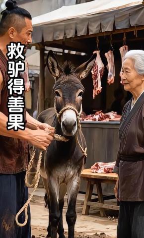 短剧《救驴得善果》海报