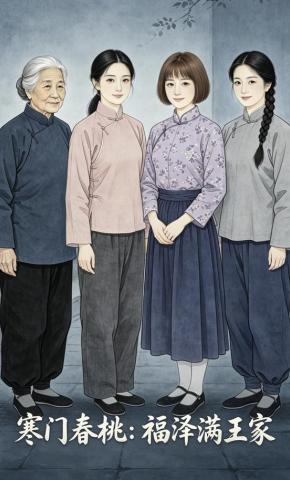 短剧《寒门春桃：福泽满王家》海报