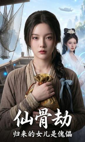 短剧《仙骨劫，归来的女儿是傀儡》海报